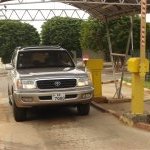 Entrée du parking